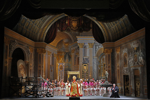 Ensemble, Tosca, Giacomo Puccini. San Francisco Opera, 2012-13. Photographer: Cory Weaver/San Francisco Opera.