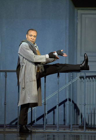 Steven Cole (Frantz), Les Contes d'Hoffmann, Jacques Offenbach. San Francisco Opera, 2012-13. Photographer: Cory Weaver/San Francisco Opera.