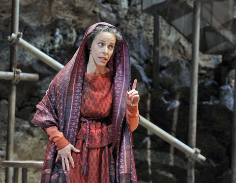 Maria Kanyova (Miriam), The Gospel of Mary Magdalene, Mark Adamo. San Francisco Opera, 2012-13. Photographer: Cory Weaver/San Francisco Opera.