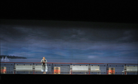 Patricia Racette (Dolores Claiborne), Dolores Claiborne, Tobias Picker. San Francisco Opera, 2013-14. Photographer: Cory Weaver/San Francisco Opera.