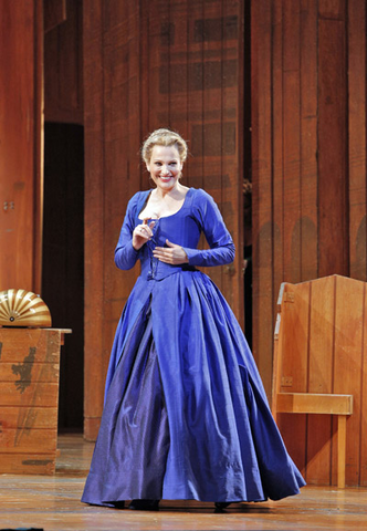 Ainhoa Arteta (Alice Ford), Falstaff, Giuseppe Verdi. San Francisco Opera, 2013-14. Photographer: Cory Weaver/San Francisco Opera.