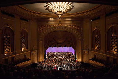 Orchestras and choruses of San Francisco Opera and the Teatro di San Carlo, Naples, Requiem, Giuseppe Verdi. San Francisco Opera, 2013-14. Photographer: Drew Altizer/San Francisco Opera.