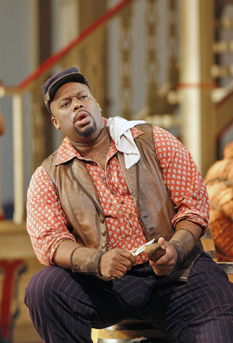 Morris Robinson (Joe), Show Boat, Jerome Kern. San Francisco Opera, 2013-14. Photographer: Cory Weaver/San Francisco Opera.