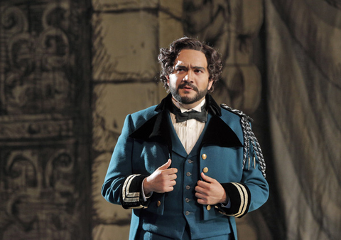 René Barbera (Ramiro), La Cenerentola, Gioachino Rossini. San Francisco Opera, 2014-15. Photographer: Cory Weaver/San Francisco Opera.