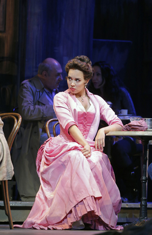 Nadine Sierra (Musetta), La Bohème, Giacomo Puccini. San Francisco Opera, 2014-15. Photographer: Cory Weaver/San Francisco Opera.