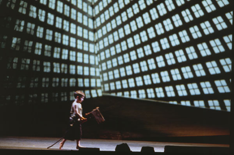 Alex Benet (Marie's child), Wozzeck, Alban Berg. San Francisco Opera, 1999-2000. Photographer: Ken Friedman/San Francisco Opera.