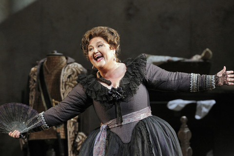 Catherine Cook (Marcellina), Le Nozze di Figaro, Wolfgang Amadeus Mozart. San Francisco Opera, 2014-15. Photographer: Cory Weaver/San Francisco Opera.