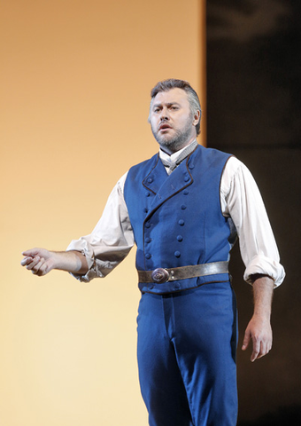 Vitaliy Bilyy (Miller), Luisa Miller, Giuseppe Verdi. San Francisco Opera, 2015-16. Photographer: Cory Weaver/San Francisco Opera.