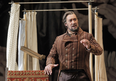 Ain Anger (Veit Pogner), Die Meistersinger von Nürnberg, Richard Wagner. San Francisco Opera 2015-16. Photographer: Cory Weaver/San Francisco Opera.