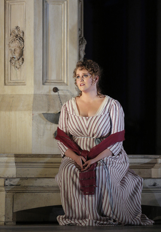 Rachel Willis-Sorensen (Eva), Die Meistersinger von Nürnberg, Richard Wagner. San Francisco Opera 2015-16. Photographer: Cory Weaver/San Francisco Opera.