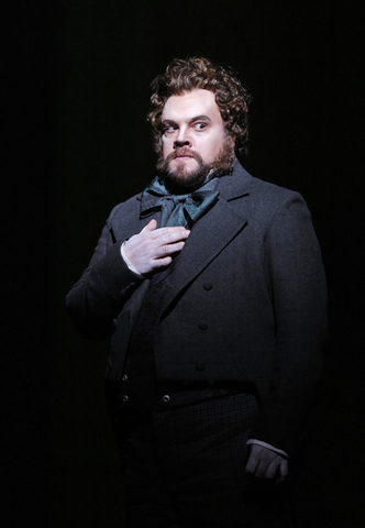 Brian Mulligan (Roderick Usher), Usher House, Gordon Getty. San Francisco Opera, 2015-16. Photographer: Cory Weaver/San Francisco Opera.