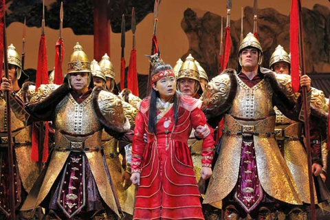 Yijie Shi (Bao Yu), Chorus, Dream of the Red Chamber, Bright Sheng. San Francisco Opera, 2016-17. Photographer: Cory Weaver/San Franicsco Opera.