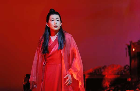 Yijie Shi (Bao Yu), Dream of the Red Chamber, Bright Sheng. San Francisco Opera, 2016-17. Photographer: Cory Weaver/San Franicsco Opera.