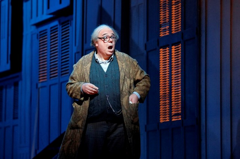 Maurizio Muraro (Don Pasquale), Don Pasquale, Gaetano Donizetti. San Francisco Opera, 2016-17. Photographer: Cory Weaver/San Francisco Opera.