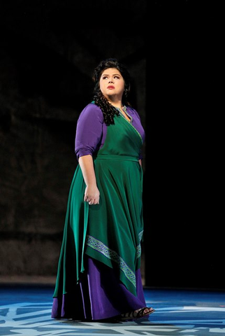 Leah Crocetto (Aida), Aida, Giuseppe Verdi. San Francisco Opera, 2016-17. Photographer: Cory Weaver/San Francisco Opera.