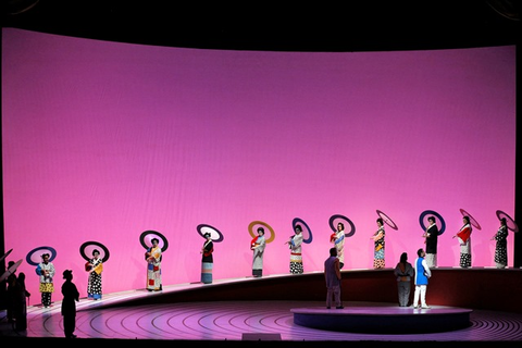 Anthony Clark Evans (Sharpless), Vincenzo Costanzo (B.F. Pinkerton), Madama Butterfly, Giacomo Puccini. San Francisco Opera, 2016-17. Photographer: Cory Weaver/San Francisco Opera.