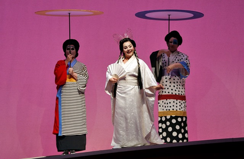 Lianna Haroutounian (Cio-Cio-San), Madama Butterfly, Giacomo Puccini. San Francisco Opera, 2016-17. Photographer: Cory Weaver/San Francisco Opera.