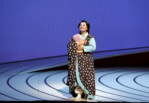 Lianna Haroutounian (Cio-Cio-San), Madama Butterfly, Giacomo Puccini. San Francisco Opera, 2016-17. Photographer: Cory Weaver/San Francisco Opera.