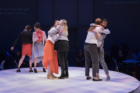 Ensemble, Svadba-Wedding, Ana Sokolović. SF Opera Lab, 2016. Photographer: Stefan Cohen/San Francisco Opera.