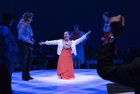 Ensemble, Svadba-Wedding, Ana Sokolović. SF Opera Lab, 2016. Photographer: Stefan Cohen/San Francisco Opera.