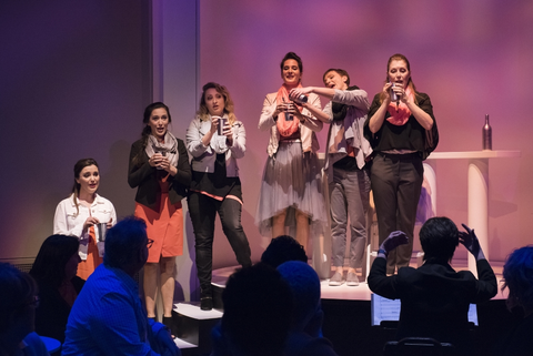 Ensemble, Svadba-Wedding, Ana Sokolović. SF Opera Lab, 2016. Photographer: Stefan Cohen/San Francisco Opera.