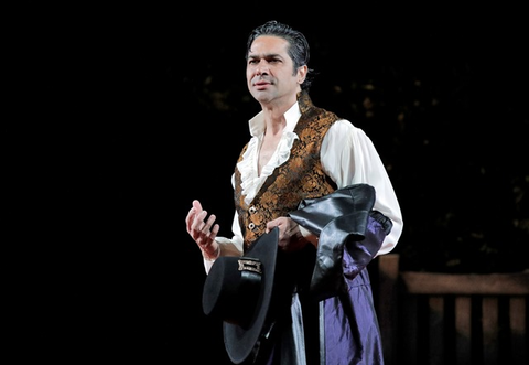 Ildebrando D'Arcangelo (Don Giovanni), Don Giovanni, Wolfgang Amadeus Mozart. San Francisco Opera, 2016-17. Photographer: Cory Weaver/San Francisco Opera.