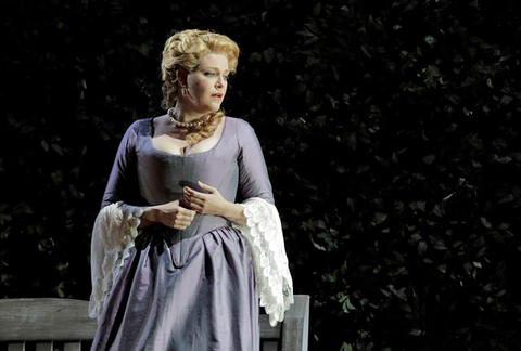 Erin Wall (Donna Anna), Don Giovanni, Wolfgang Amadeus Mozart. San Francisco Opera, 2016-17. Photographer: Cory Weaver/San Francisco Opera.