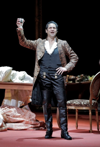 Ildebrando D'Arcangelo (Don Giovanni), Don Giovanni, Wolfgang Amadeus Mozart. San Francisco Opera, 2016-17. Photographer: Cory Weaver/San Francisco Opera.