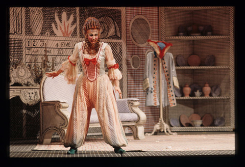 Brian Asawa (Baba the Turk), The Rake's Progress, Igor Stravinsky. San Francisco Opera, 1999-2000. Photographer: Ken Friedman/San Francisco Opera.