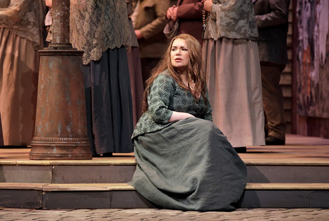 Ekaterina Semenchuk (Santuzza), Cavalleria Rusticana, Pietro Mascagni. San Francisco Opera, 2018-19. Photographer: Cory Weaver/San Francisco Opera.