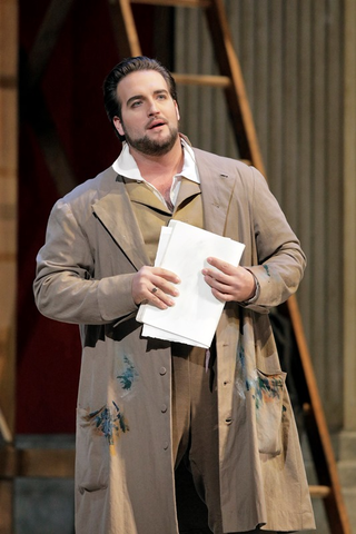 Brian Jagde as Cavaradossi in Puccini's "Tosca." Photo: Cory Weaver/San Francisco Opera