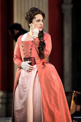 Carmen Giannattasio in the title role of Puccini's "Tosca." Photo: Cory Weaver/San Francisco Opera