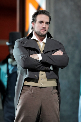 Brian Jagde as Cavaradossi in Puccini's "Tosca." Photo: Cory Weaver/San Francisco Opera