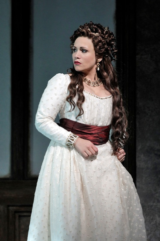 Carmen Giannattasio in the title role of Puccini's "Tosca." Photo: Cory Weaver/San Francisco Opera