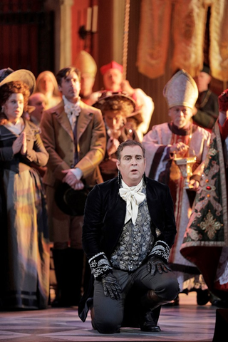 Scott Hendricks as Scarpia in Puccini's "Tosca." Photo: Cory Weaver/San Francisco Opera