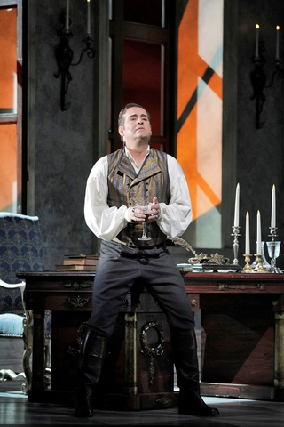 Scott Hendricks as Scarpia in Puccini's "Tosca." Photo: Cory Weaver/San Francisco Opera