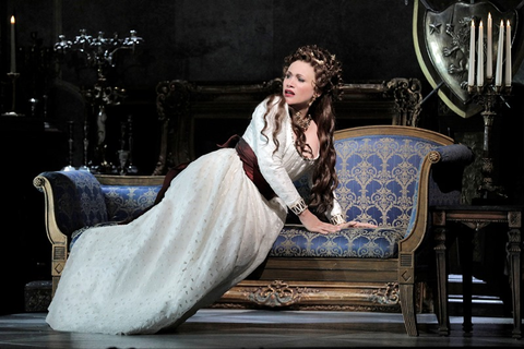 Carmen Giannattasio in the title role of Puccini's "Tosca." Photo: Cory Weaver/San Francisco Opera