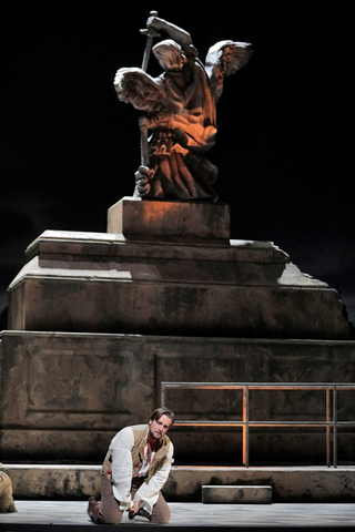 Brian Jagde as Cavaradossi in Puccini's "Tosca." Photo: Cory Weaver/San Francisco Opera