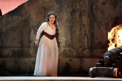 Carmen Giannattasio in the title role of Puccini's "Tosca." Photo: Cory Weaver/San Francisco Opera