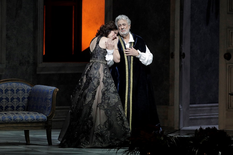 Ana María Martínez (Amelia Grimaldi), Plácido Domingo (Simon Boccanegra), Plácido Domingo in Concert. San Francisco Opera, 2018-19. Photographer: Cory Weaver/San Francisco Opera.