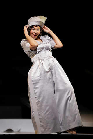 Golda Schultz as Clara in Jake Heggie and Gene Scheer's "It's a Wonderful Life." Photo: Cory Weaver/San Francisco Opera