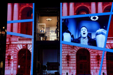 Lucas Meachem as Figaro in Rossini's "The Barber of Seville." Photo: Stefan Cohen