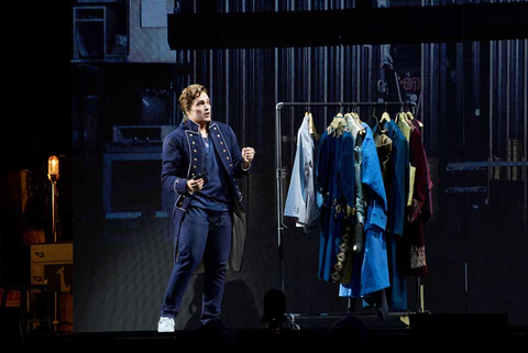 Alek Shrader as Count Almaviva in "The Barber of Seville."  Photo: Stefan Cohen