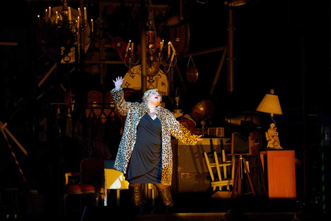 Catherine Cook as Berta in Rossini's "The Barber of Seville." Photo: Stefan Cohen