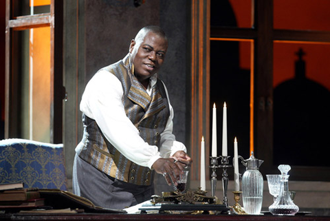 Alfred Walker as Scarpia in Puccini's "Tosca." Photo: Cory Weaver/San Francisco Opera