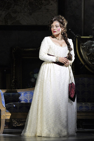 Ailyn Pérez as the title role in Puccini's "Tosca." Photo: Cory Weaver/San Francisco Opera