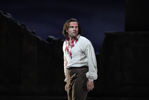 Michael Fabiano as Cavaradossi in Puccini's "Tosca." Photo: Cory Weaver/San Francisco Opera