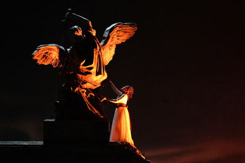 Ailyn Pérez as the title role in Puccini's "Tosca." Photo: Cory Weaver/San Francisco Opera