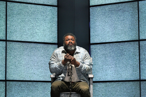 Russell Thomas as Florestan in Beethoven's "Fidelio." Photo: Cory Weaver/San Francisco Opera