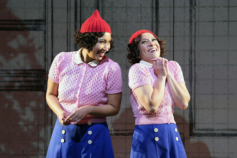 Nicole Cabell as Fiordiligi and Irene Roberts as Dorabella in Mozart's "Così fan tutte." Photo: Cory Weaver/San Francisco Opera